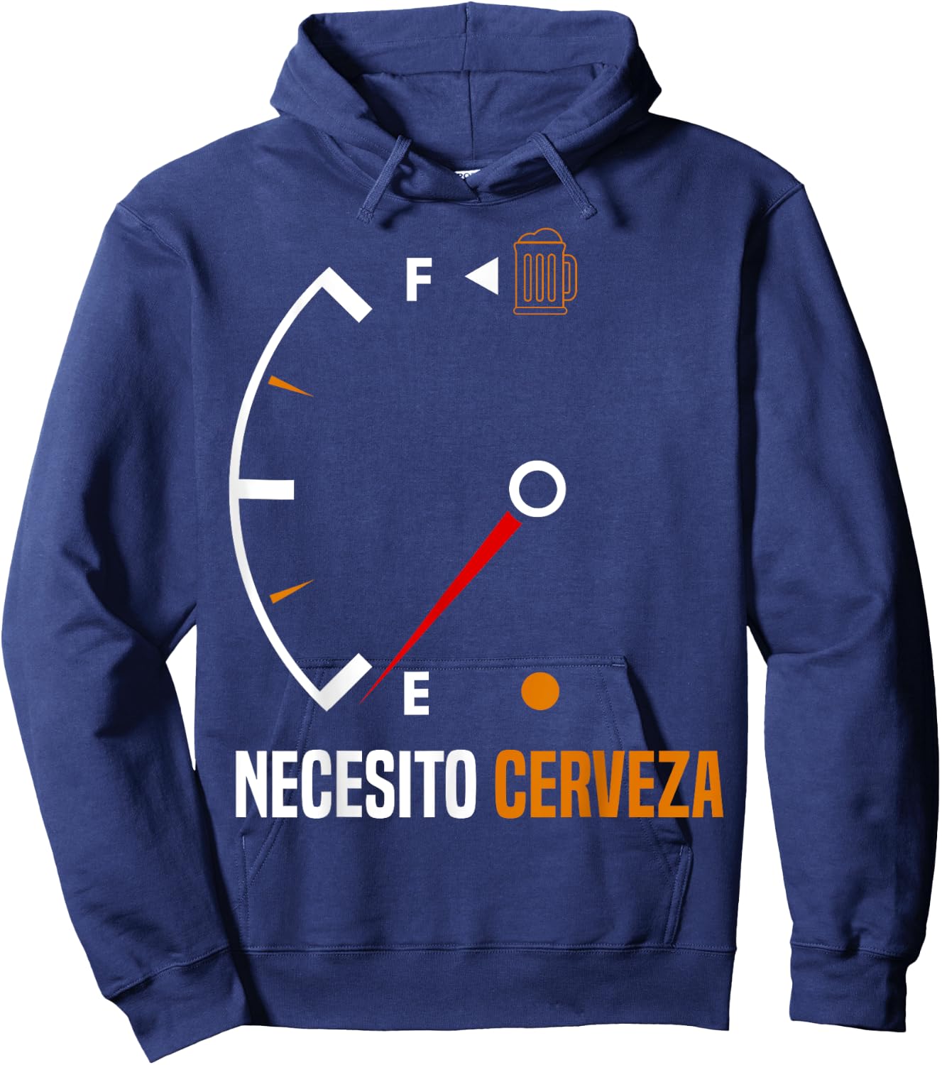 Mexican beer necesito cerveza cool & funny sayings Hoodie - Hoodie | Navy