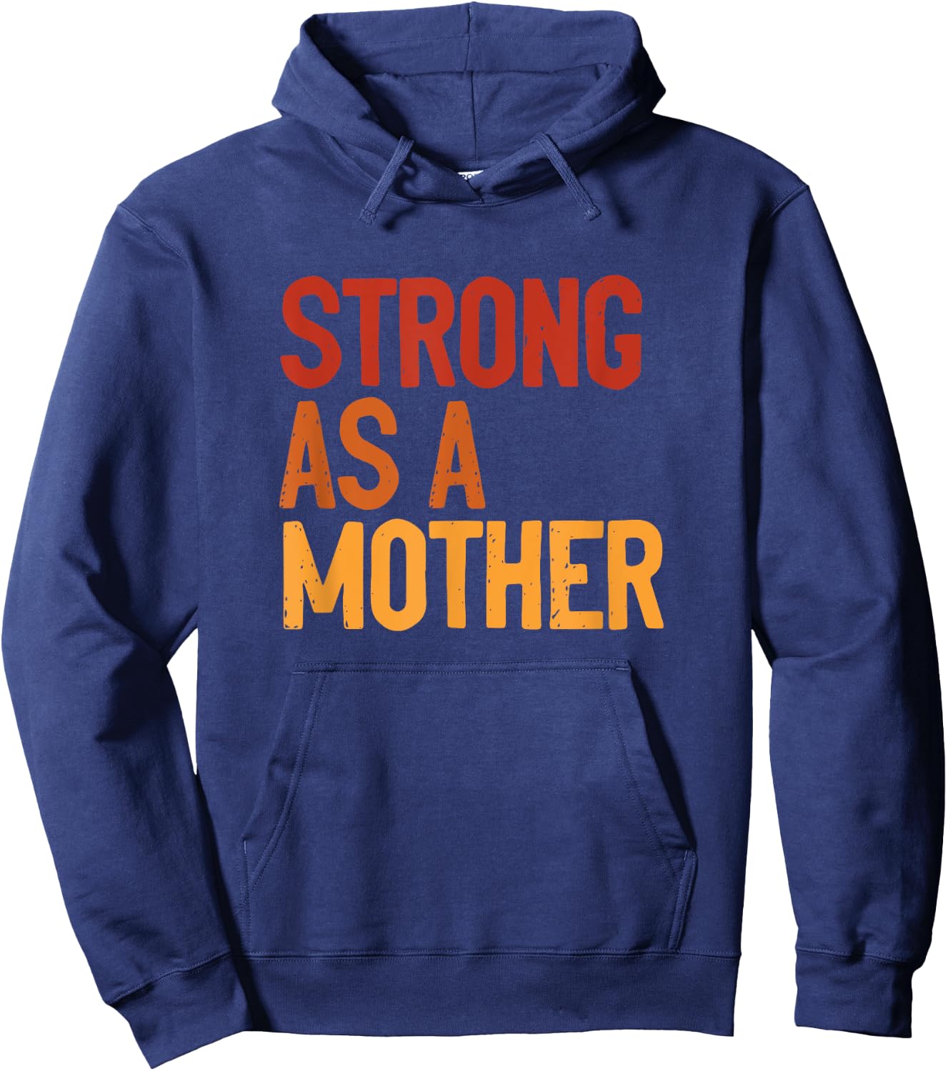 Strong As A Mother Strong like Mom Mothers Day Workout Mom Hoodie - Hoodie | Navy