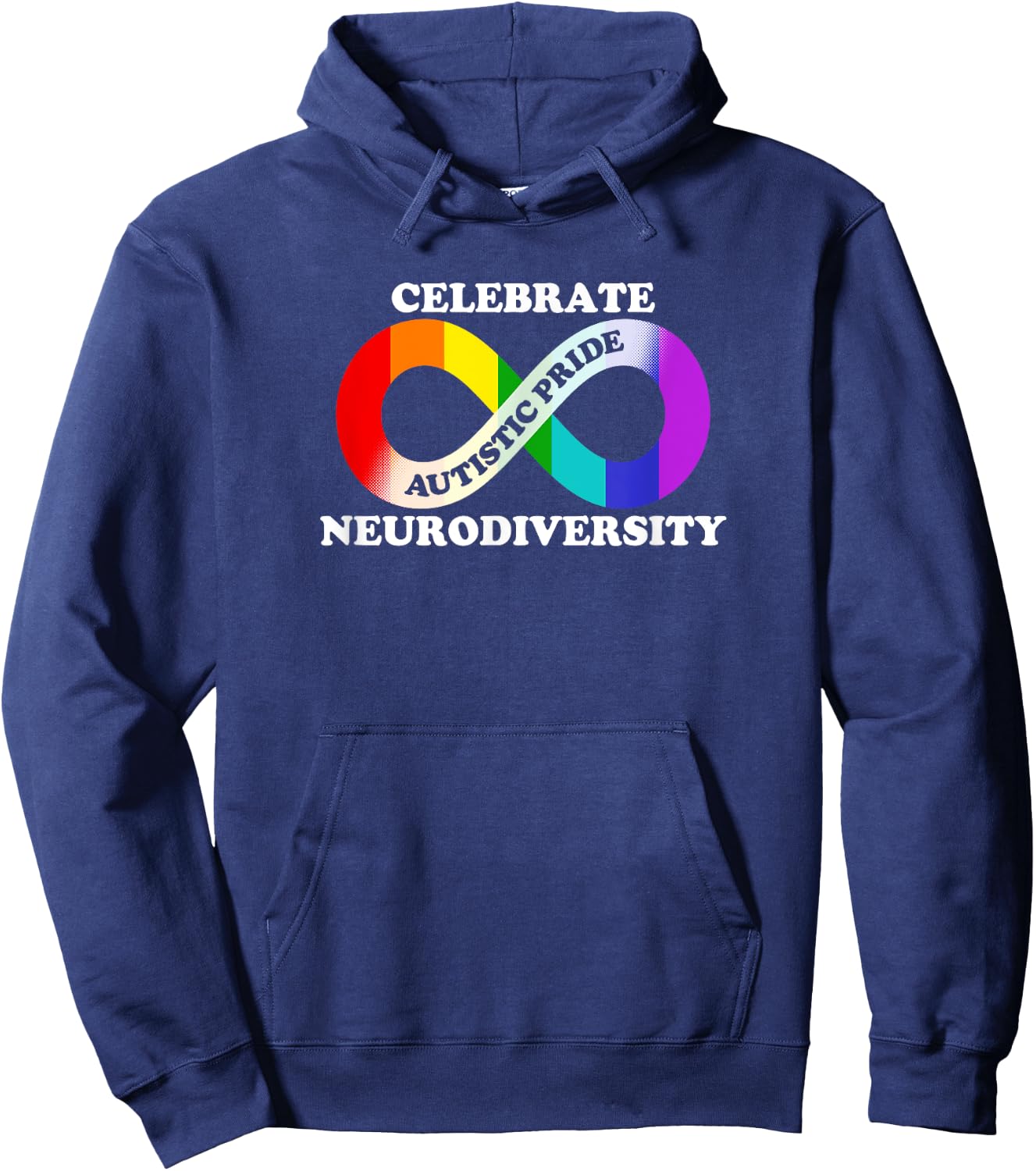 Autism Autistic Pride Day Celebrate Neurodiversity Hoodie - Hoodie | Navy