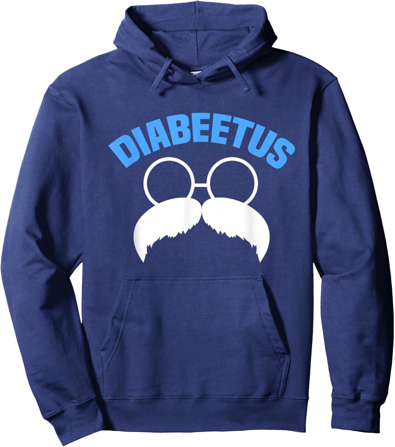 Diabeetus Funny Diabetes Awareness Diabetic Beard Hoodie - Hoodie | Navy