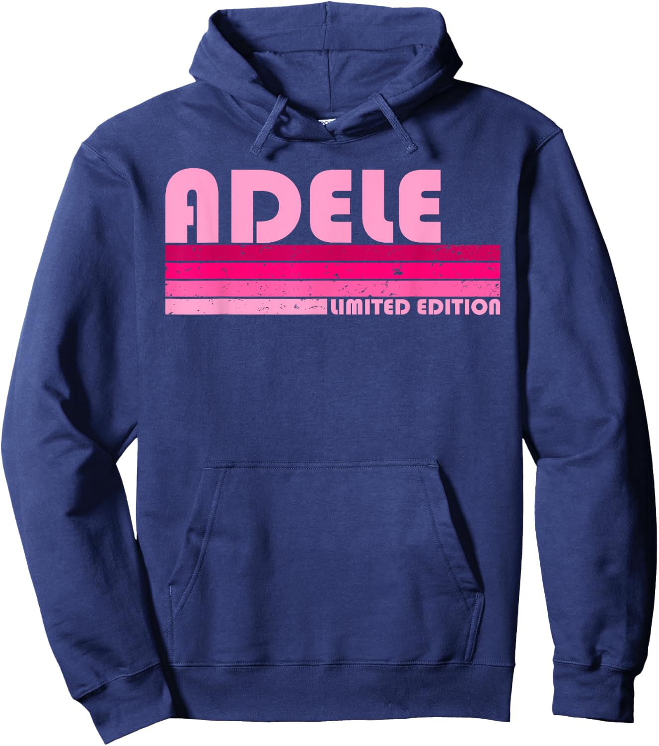 ADELE Name Personalized Retro Vintage 80s 90s Birthday Hoodie - Hoodie | Navy