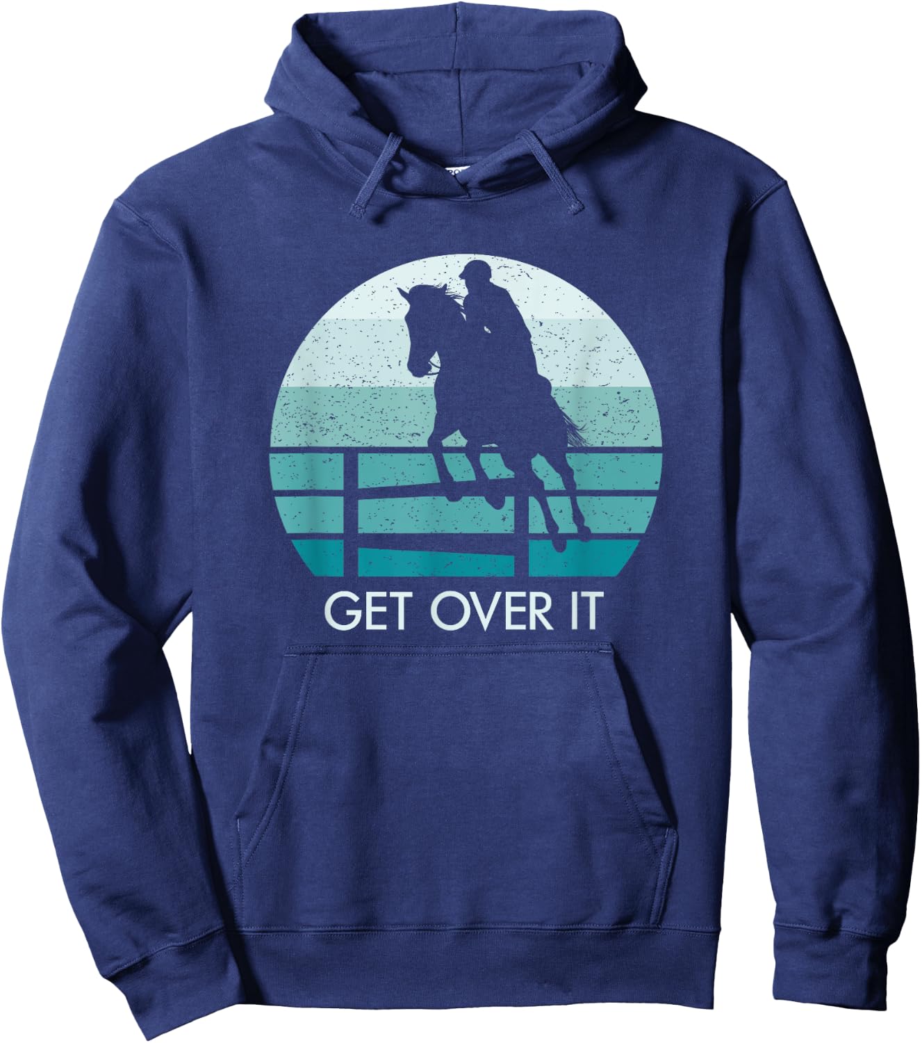 Equestrian Horse Show Jumping Hoodie - Hoodie | Navy