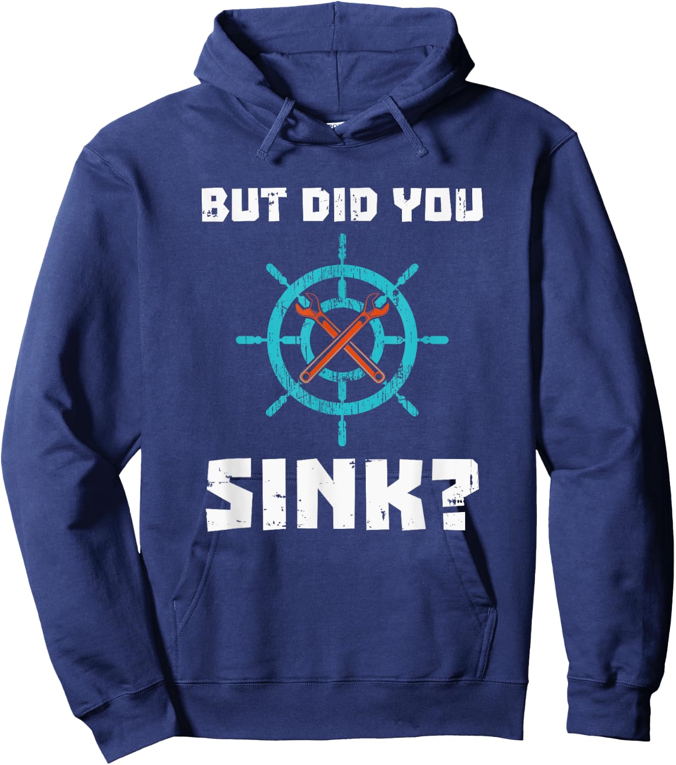 Boat Mechanic - But Did You Sink Hoodie - Hoodie | Navy