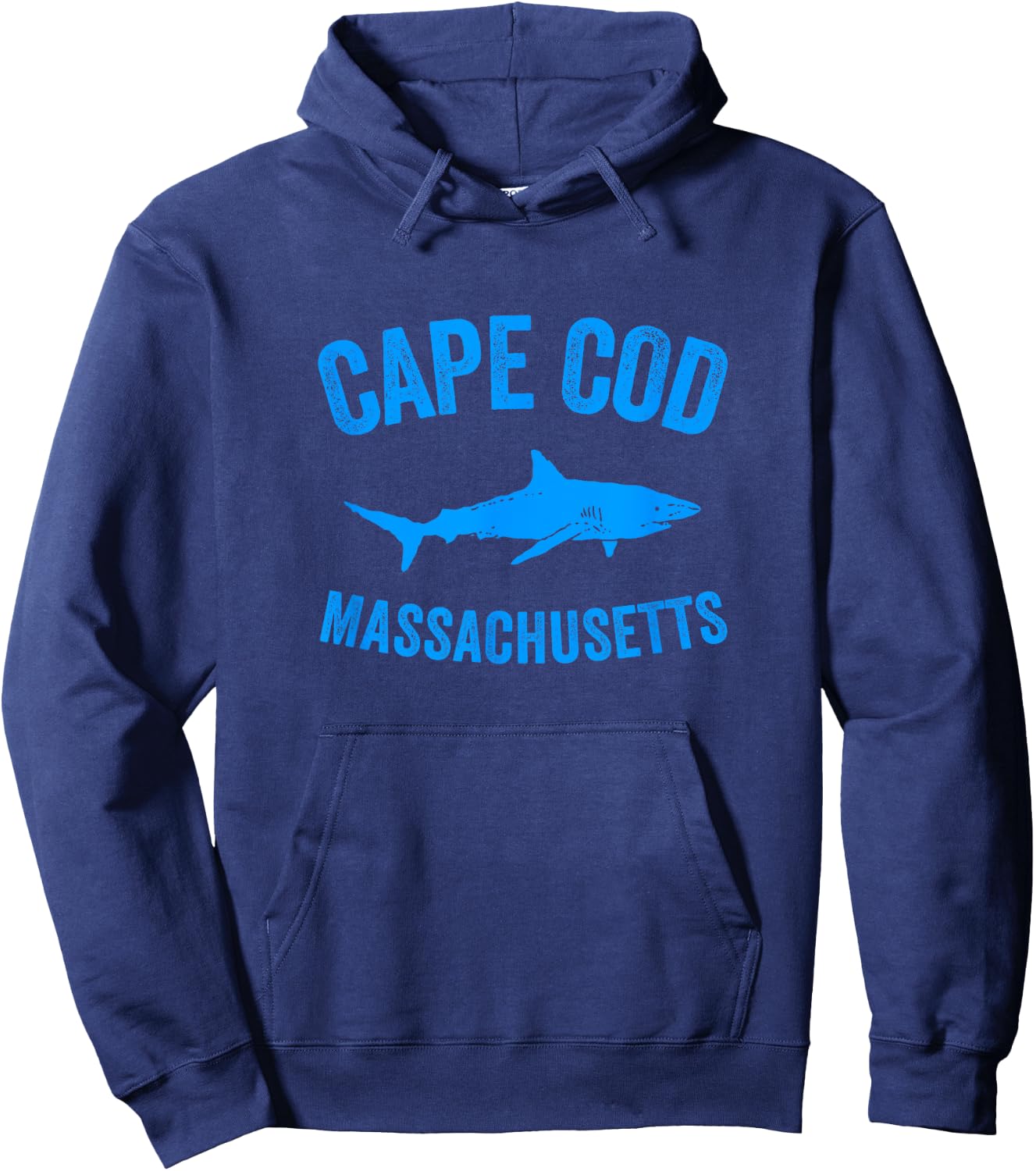 Cape Cod Shark Shirt | Cape Cod Massachusetts Gift Hoodie - Hoodie | Navy