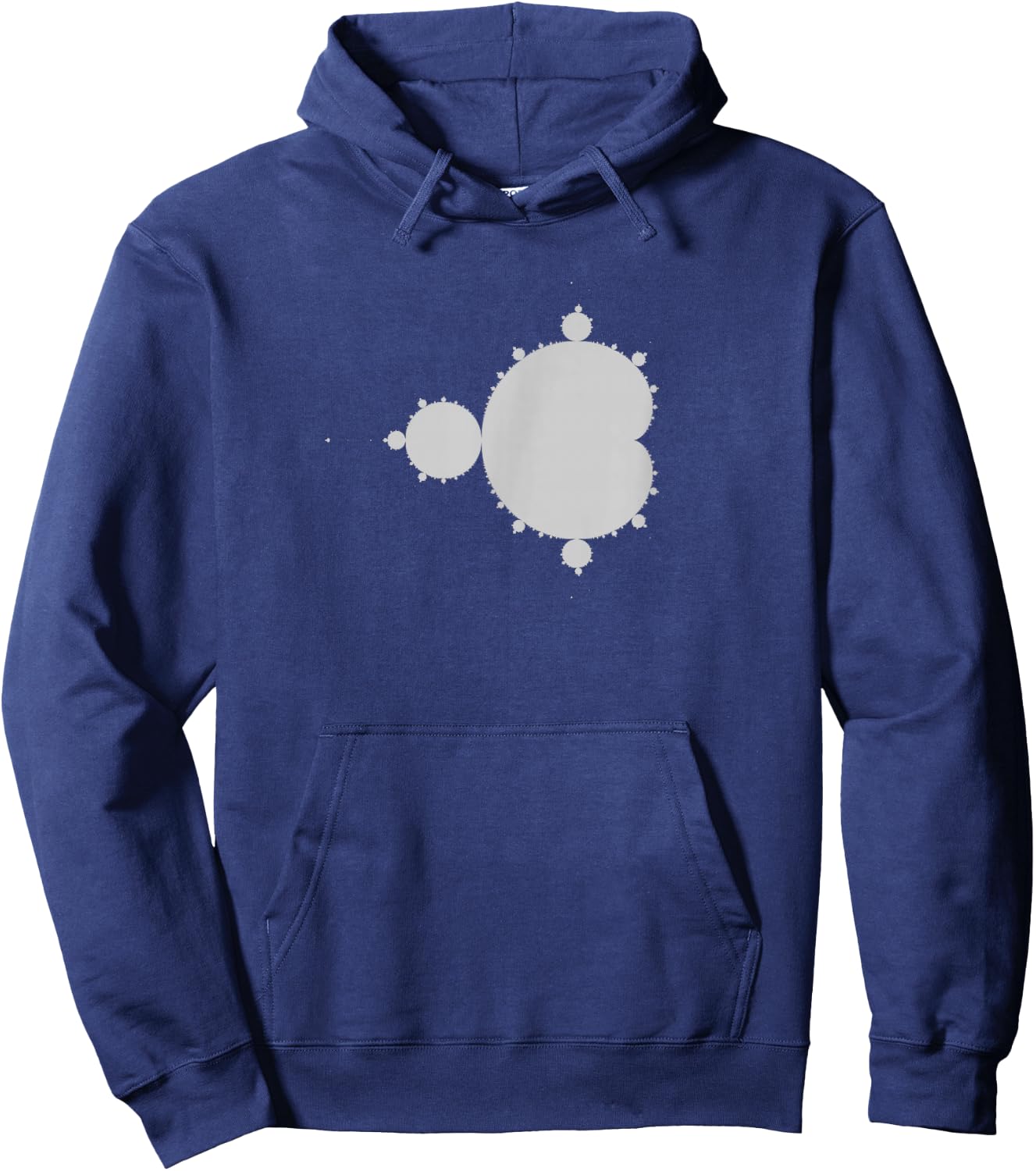The Mandelbrot Set - Classic Grey Hoodie - Hoodie | Navy