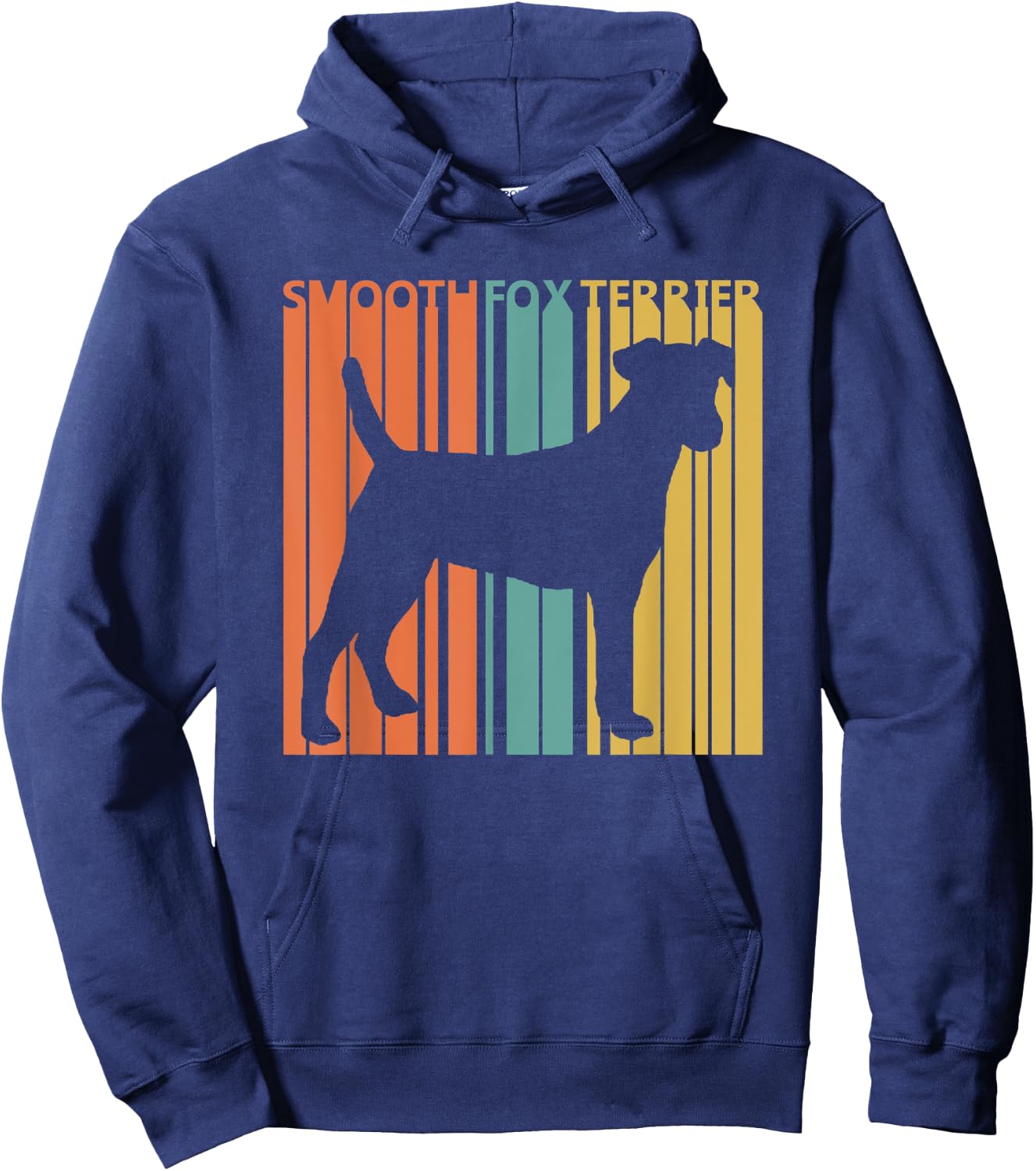 Vintage Smooth Fox Terrier dog Women Kids Hoodie - Hoodie | Navy