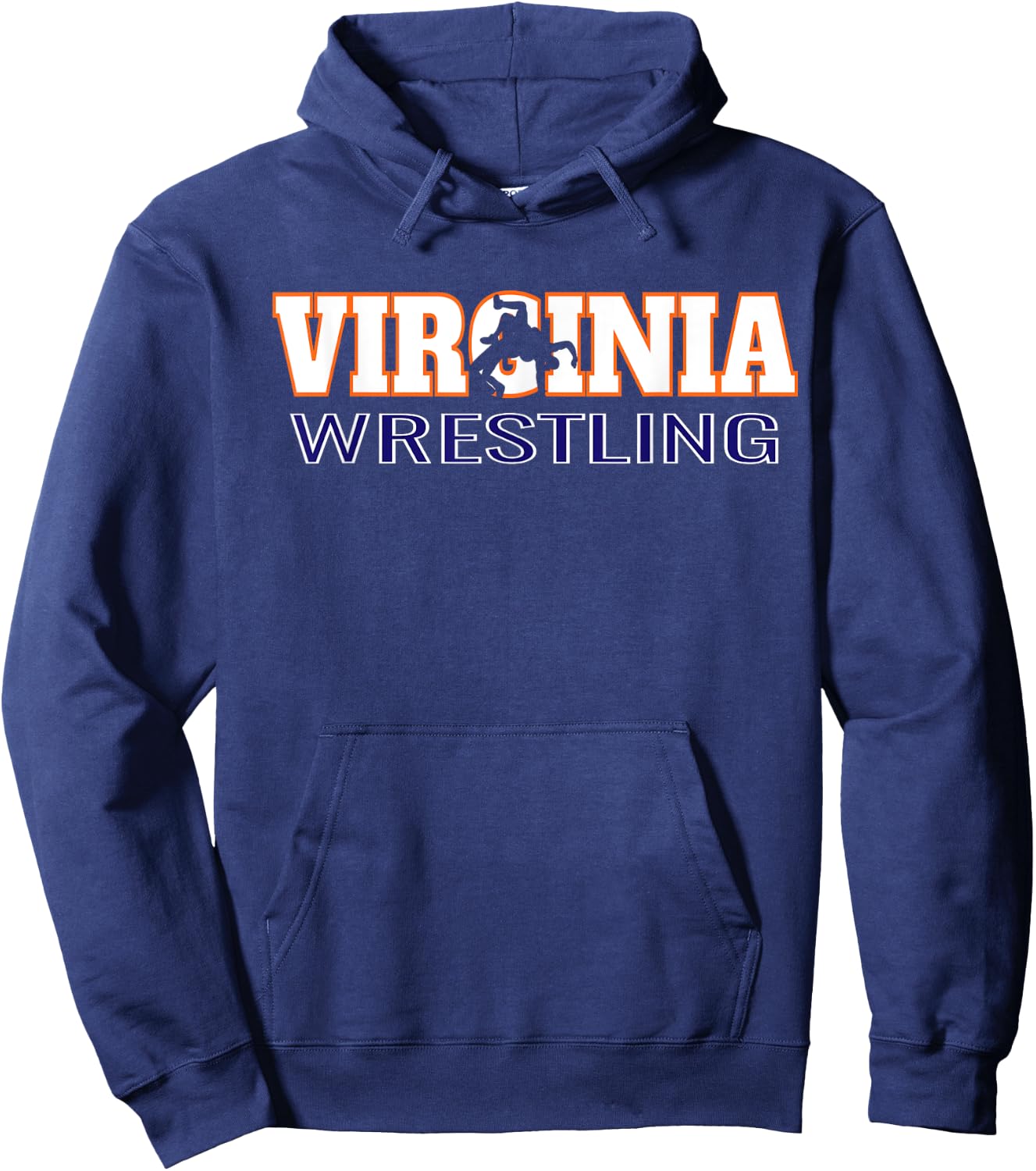 Virginia Wrestling Freestyle Wrestler Team State Pride Gift Hoodie - Hoodie | Navy