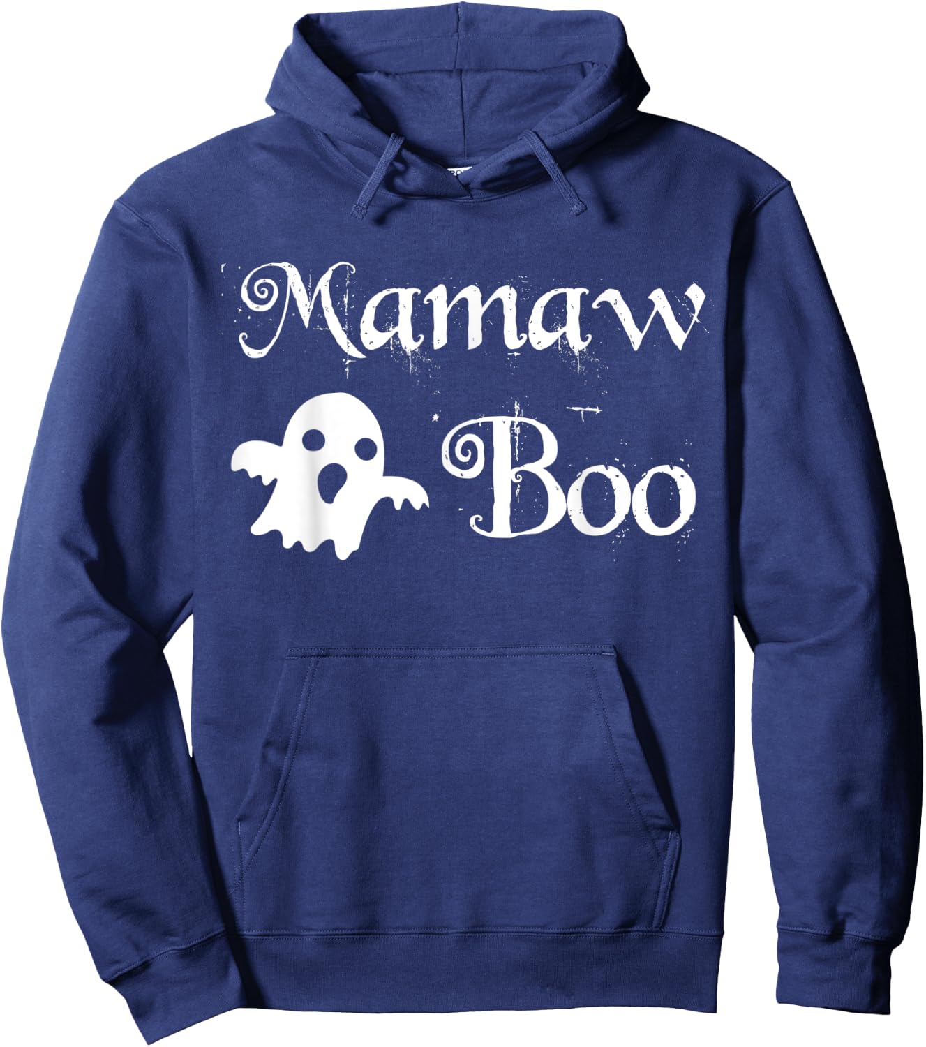 Mamaw Boo Funny Halloween Matching Family Gift Hoodie - Hoodie | Navy