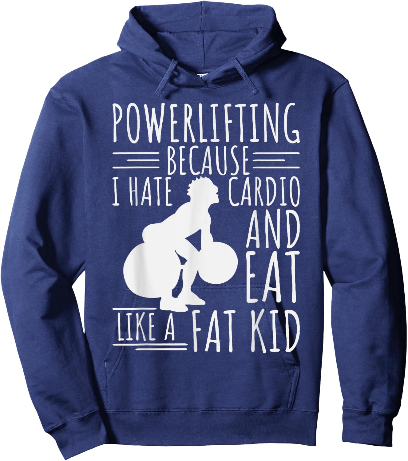 Funny Powerlifting & Weightlifting Apperal Lifters Hoodie - Hoodie | Navy