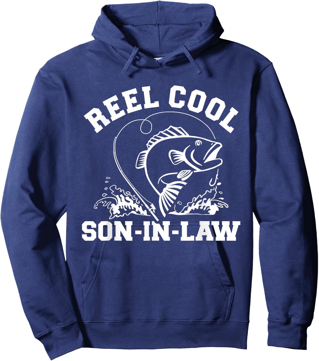 Reel cool fishing son-in-law Hoodie - Hoodie | Navy