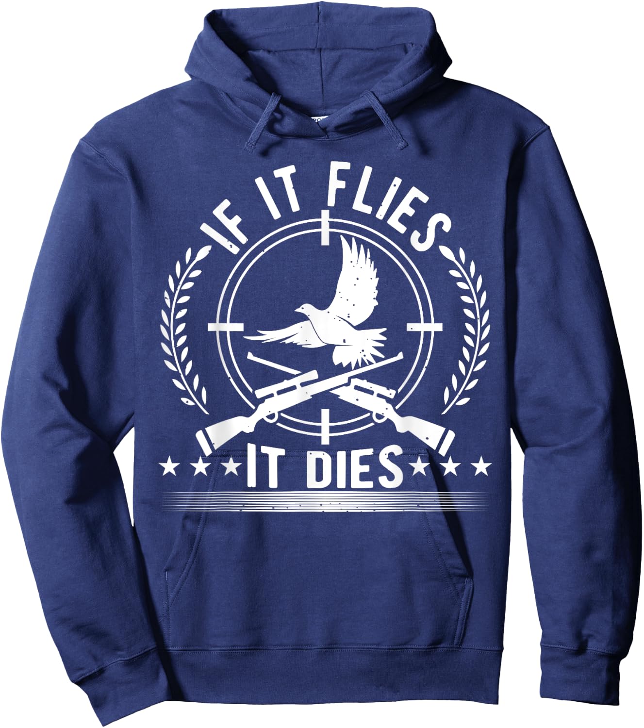 Dove Hunting, Bird Hunting For A Patriotic Dove Hunter Hoodie - Hoodie | Navy