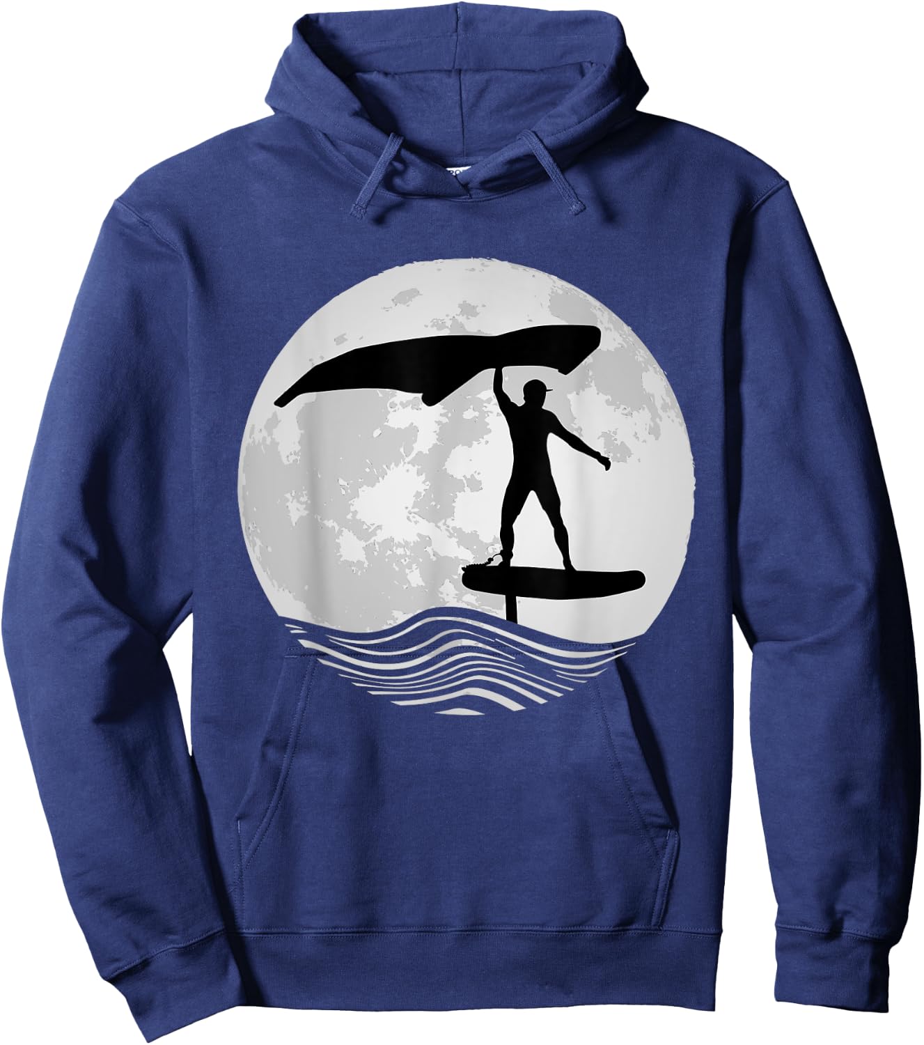 Wing Surf Wing Foil Wingsurfer Foiler Hoodie - Hoodie | Navy
