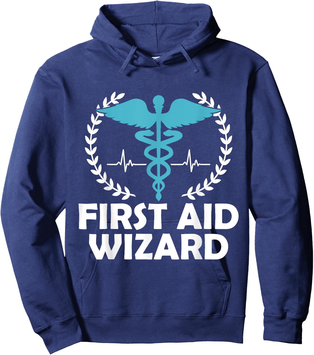 First Aid Wizard Nurses Nursing Nurse Job School Hoodie - Hoodie | Navy