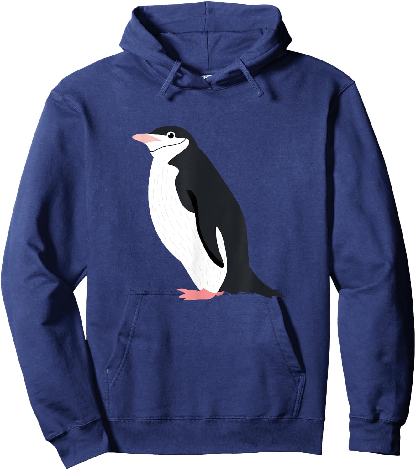 Cute Chinstrap Penguin for Funny Antarctic Animals Lover Hoodie - Hoodie | Navy