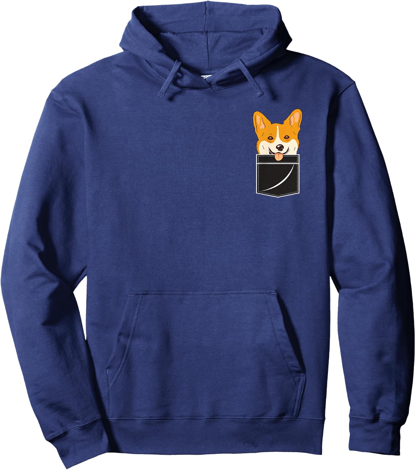 Corgi In Pocket Funny Corgi Crazy Dog Lover Hoodie - Hoodie | Navy