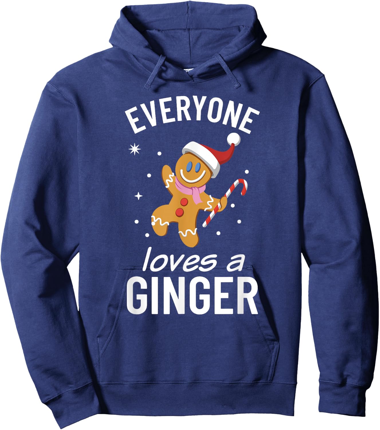 Everyone Loves a Ginger Funny Christmas Hoodie - Hoodie | Navy