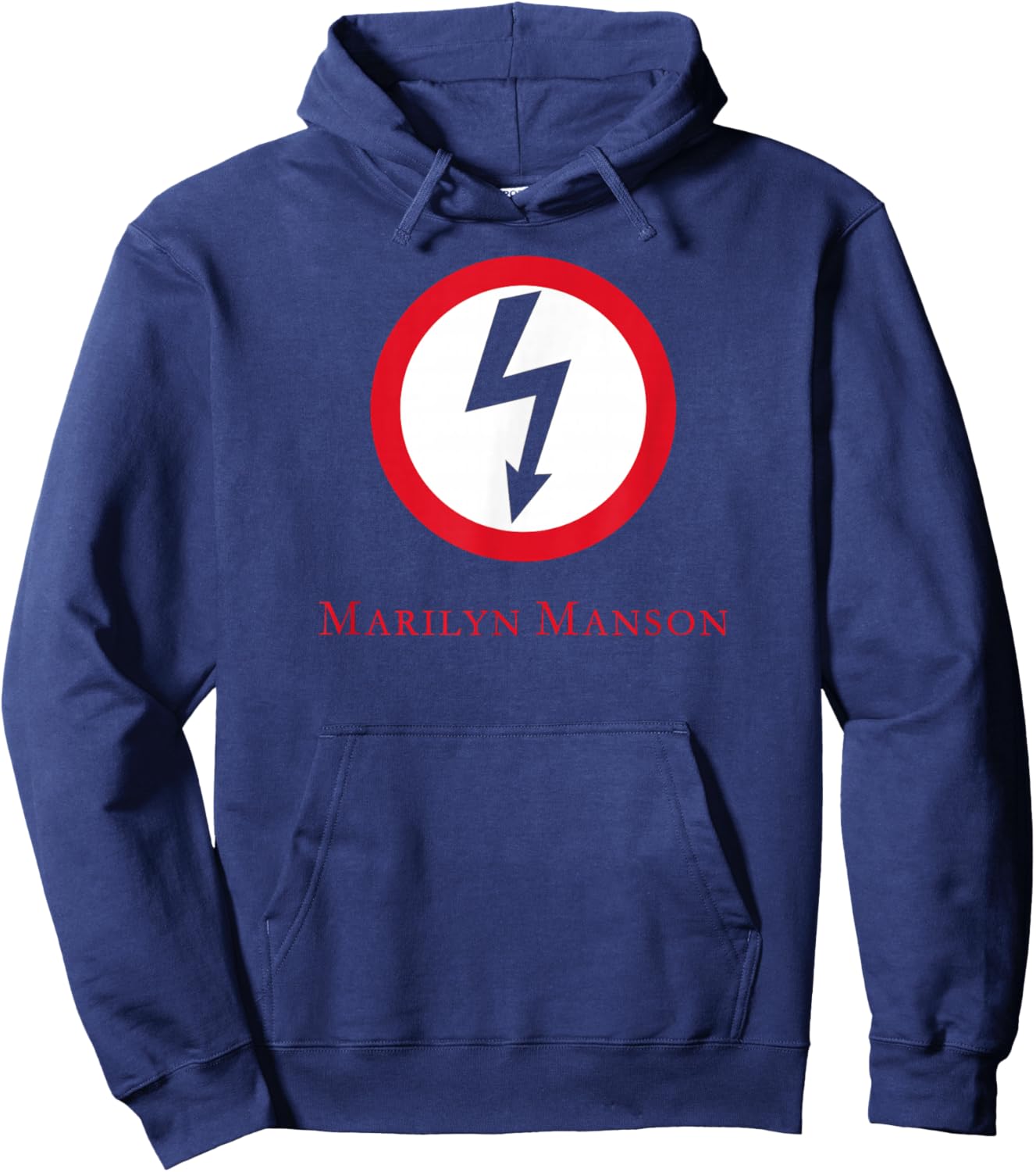 Marilyn Manson – Superstar Shock Hoodie - Hoodie | Navy