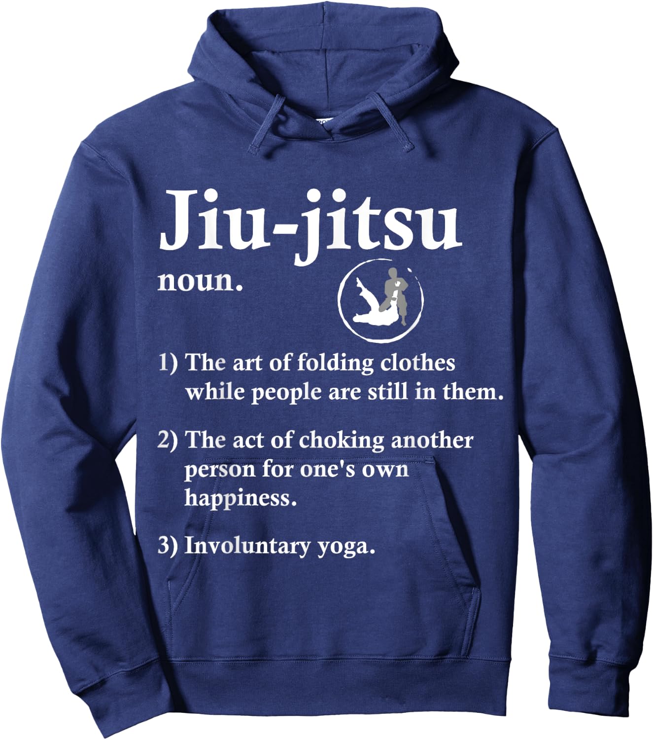 Jiu Jitsu Definition Funny BJJ Hoodie - Hoodie | Navy