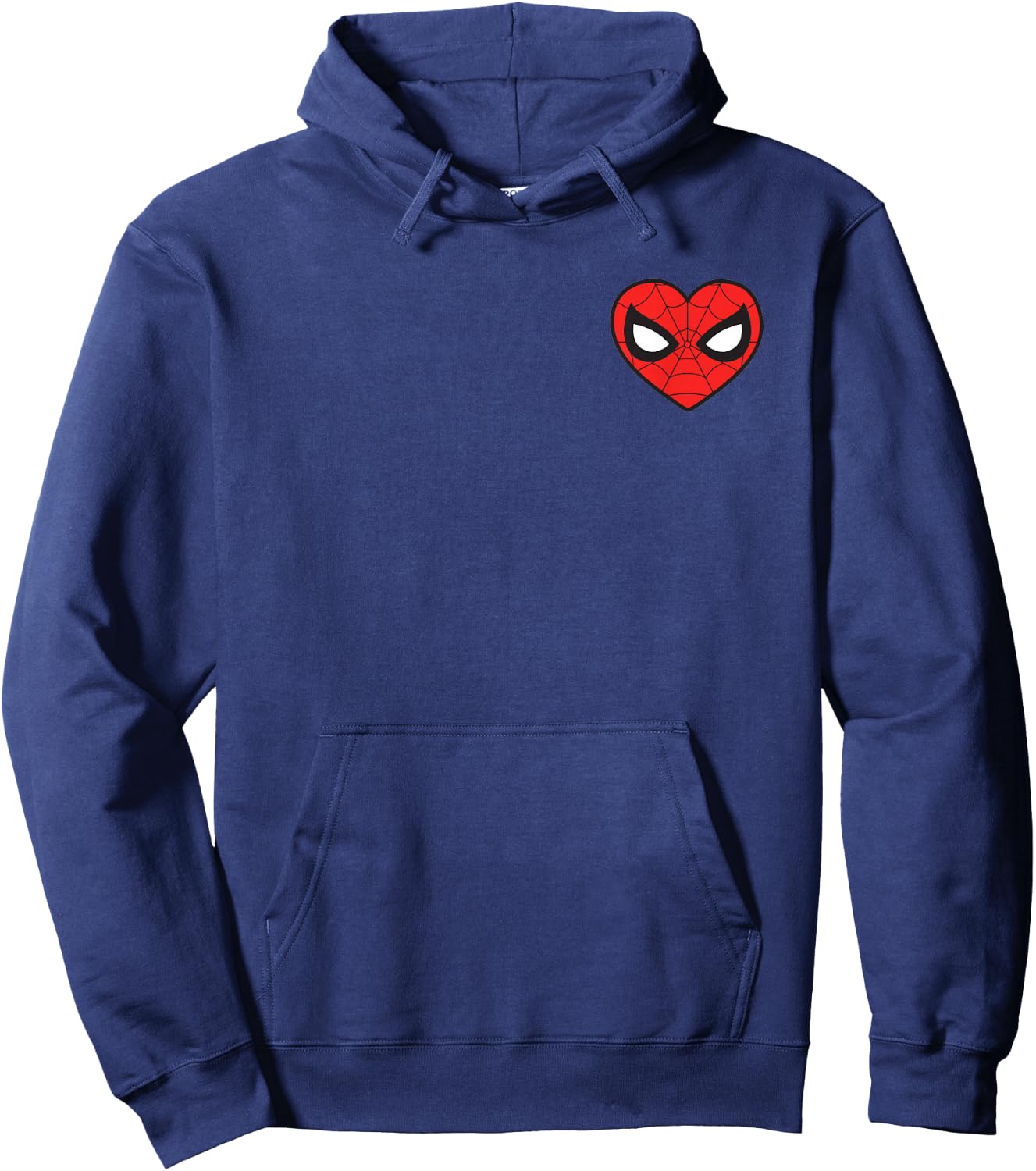 Marvel Spider-Man Valentine's Day Love Classic Heart Mask Hoodie - Hoodie | Navy
