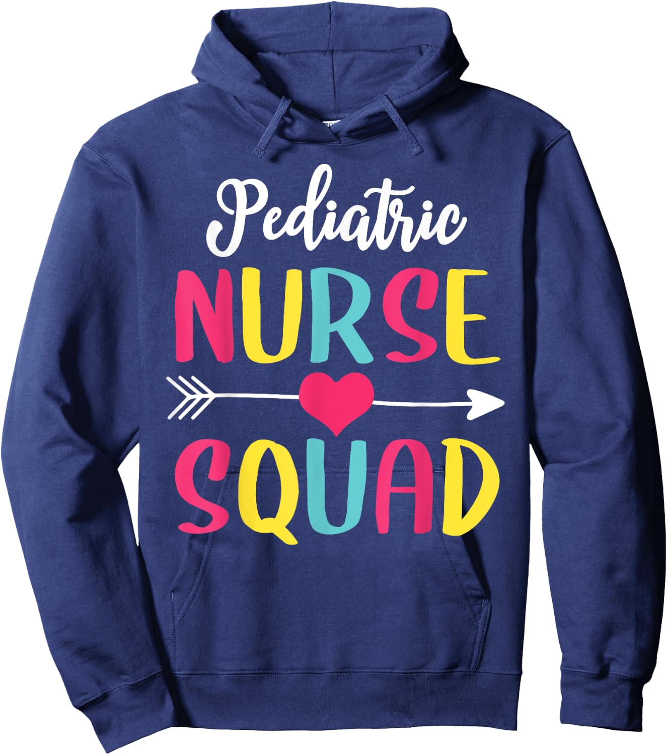 Pediatric Nurse Squad Cute Funny Nurses Shirt Hoodie - Hoodie | Navy