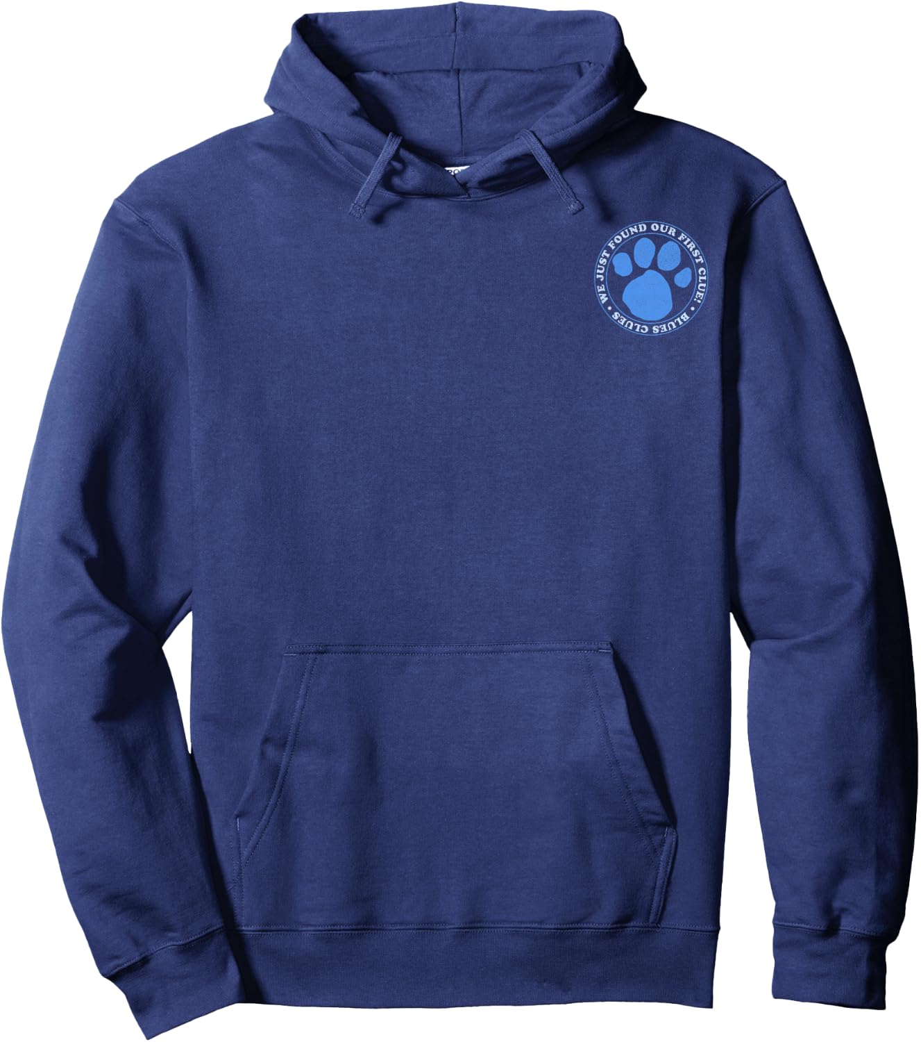 Blue's Clues We Just Found Our First Clue Left Chest Small Hoodie - Hoodie | Navy