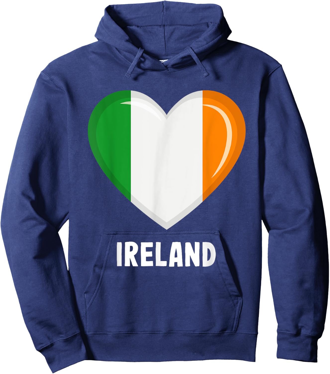 Ireland Flag Jersey | Irish Hoodie - Hoodie | Navy