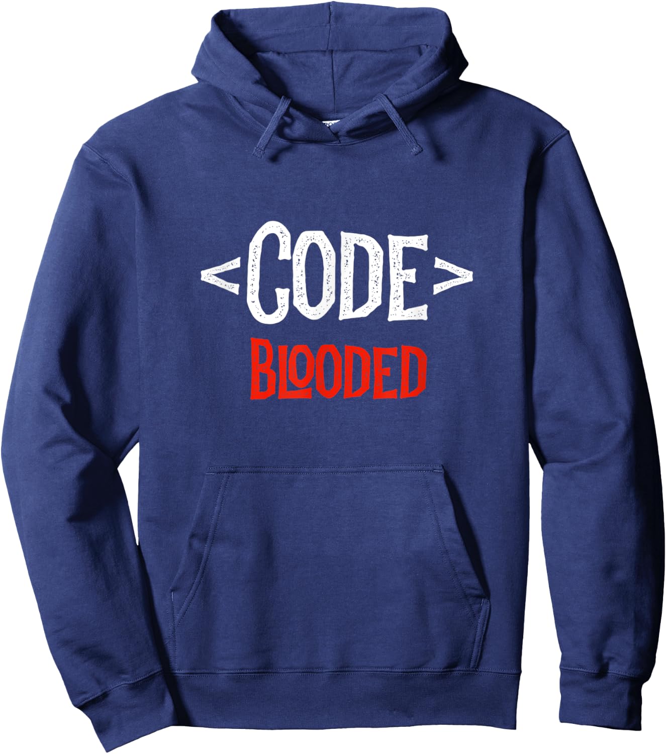 Programmer Developer - Code Tag Blooded - Coding Coder Hoodie - Hoodie | Navy