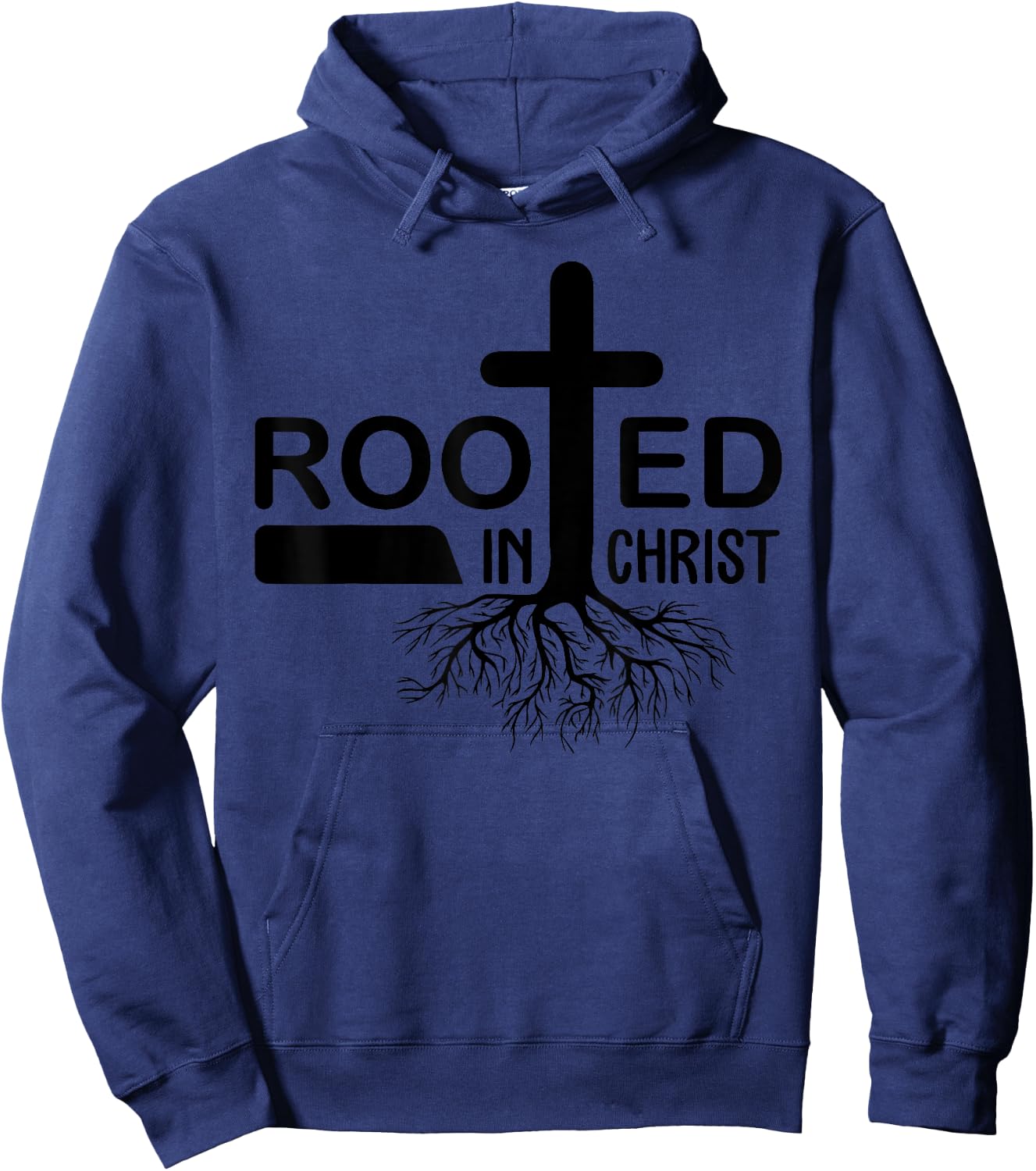 Rooted In Christ Hoodie - Hoodie | Navy