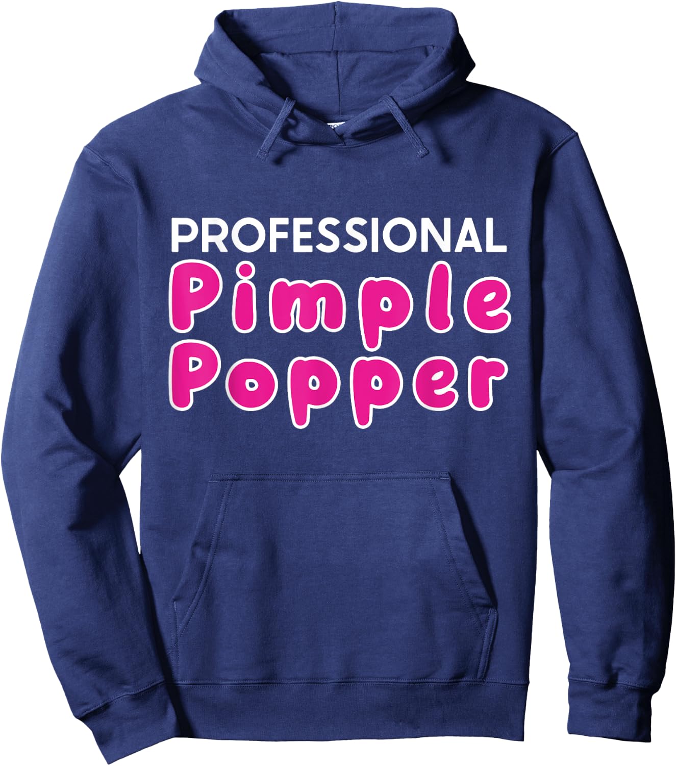 Funny Professional Pimple Popper Skin Doctor Derma Hoodie - Hoodie | Navy
