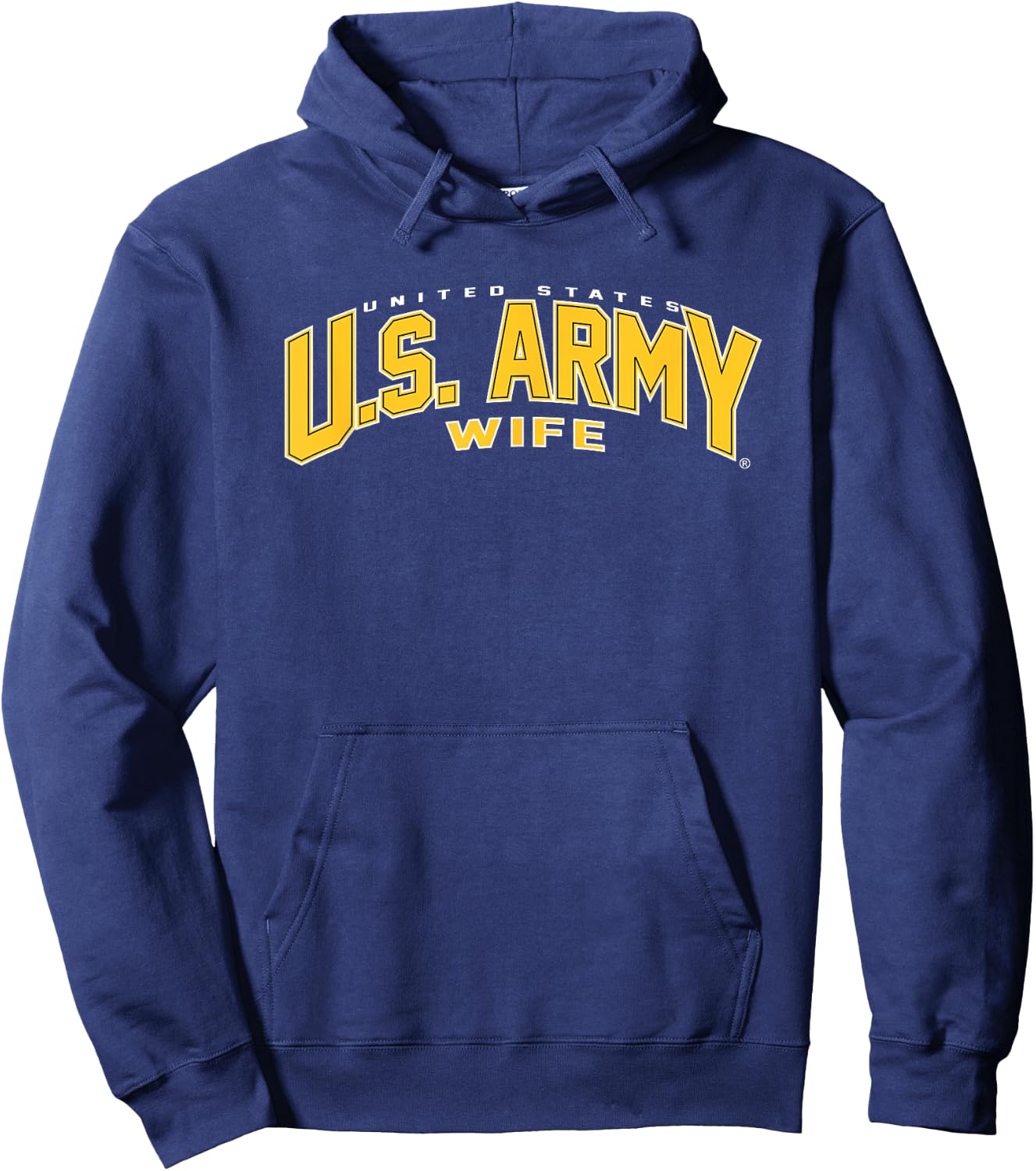 United States Army Military Wife Green Officially Licensed Hoodie - Hoodie | Navy