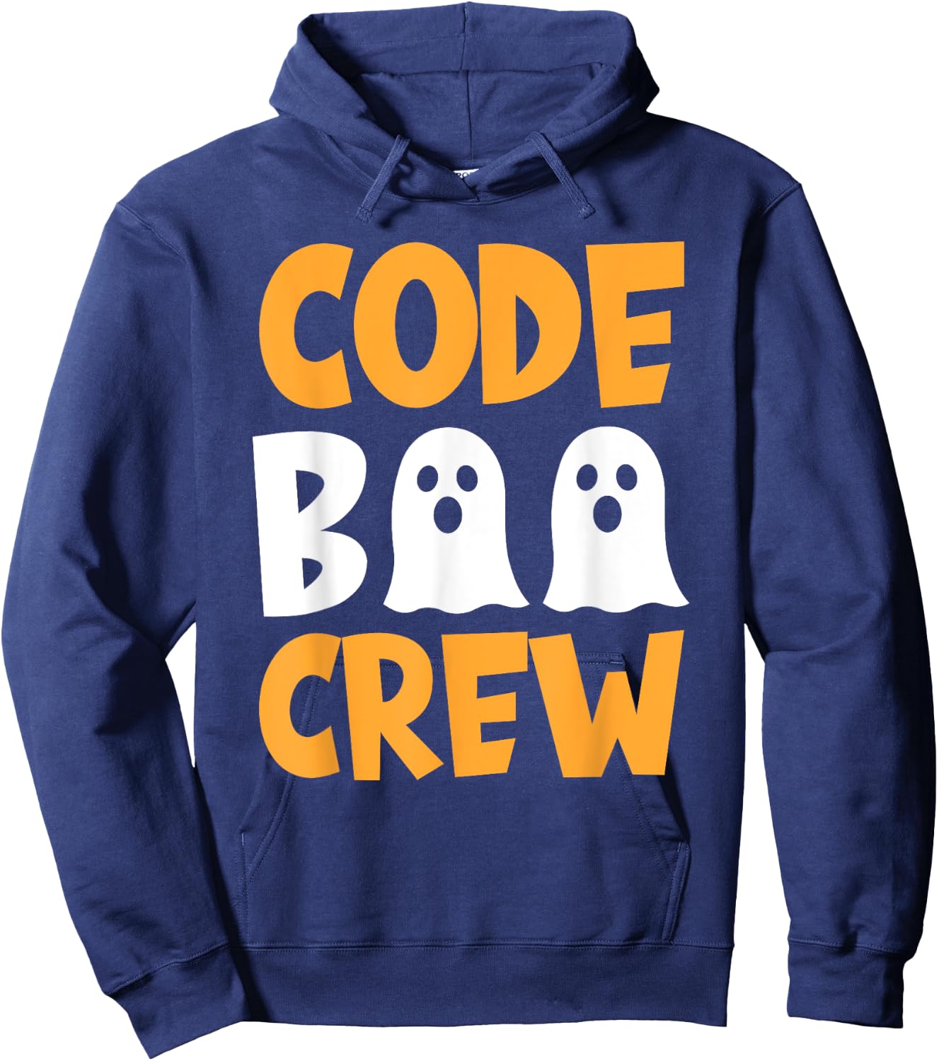 Code Boo Crew Spooky Nurse Halloween Hoodie - Hoodie | Navy