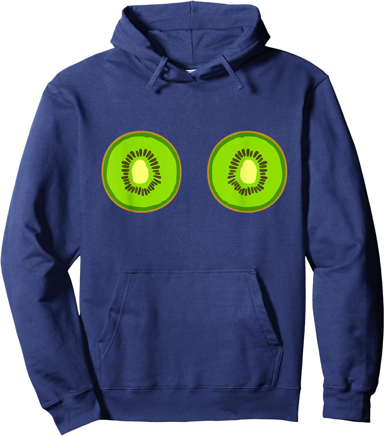 Funny Kiwi Boobs Bra Titties Tits Breast Boobies Hoodie - Hoodie | Navy