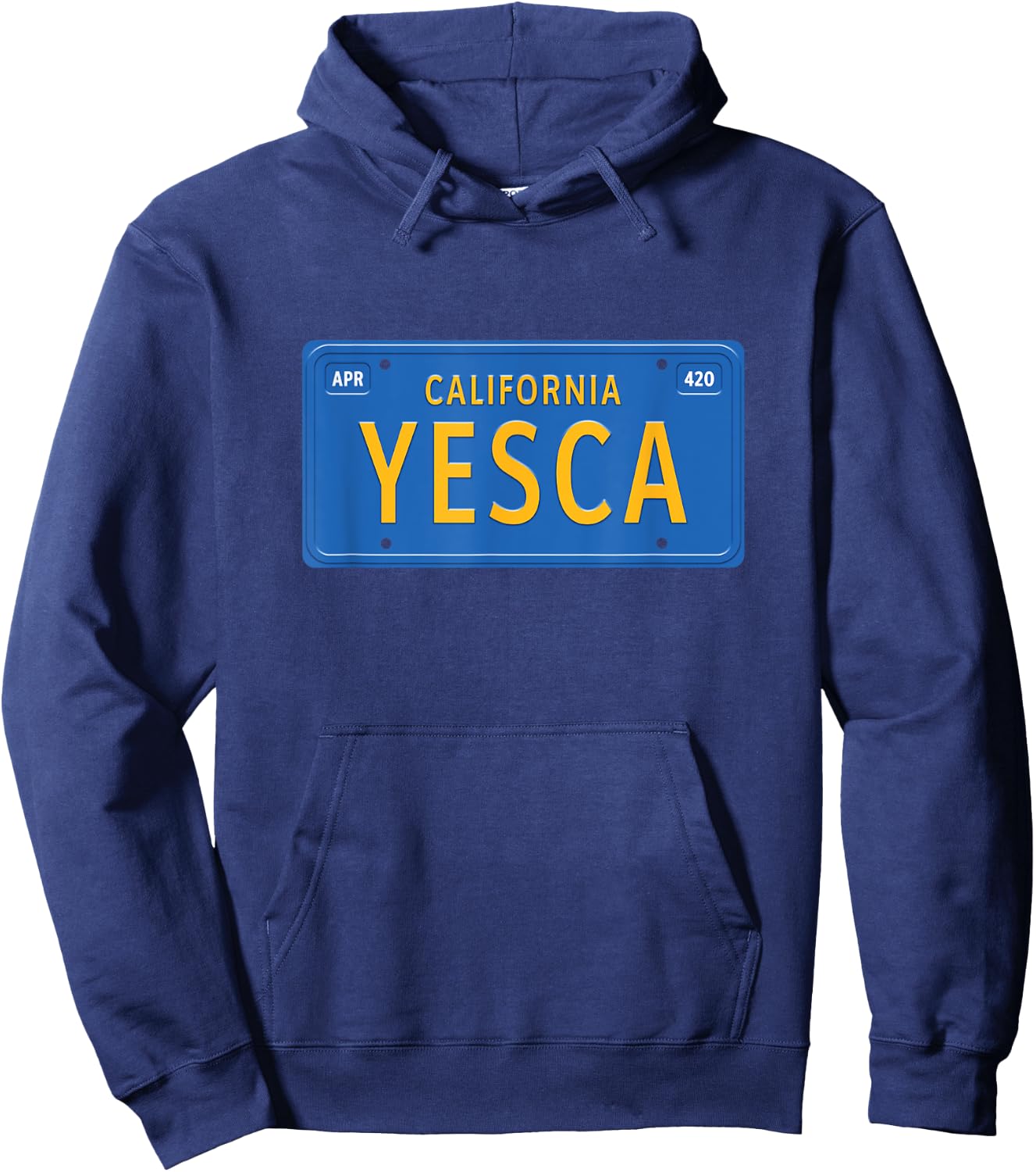 Yesca California Mota 420 Marijuana Hoodie - Hoodie | Navy