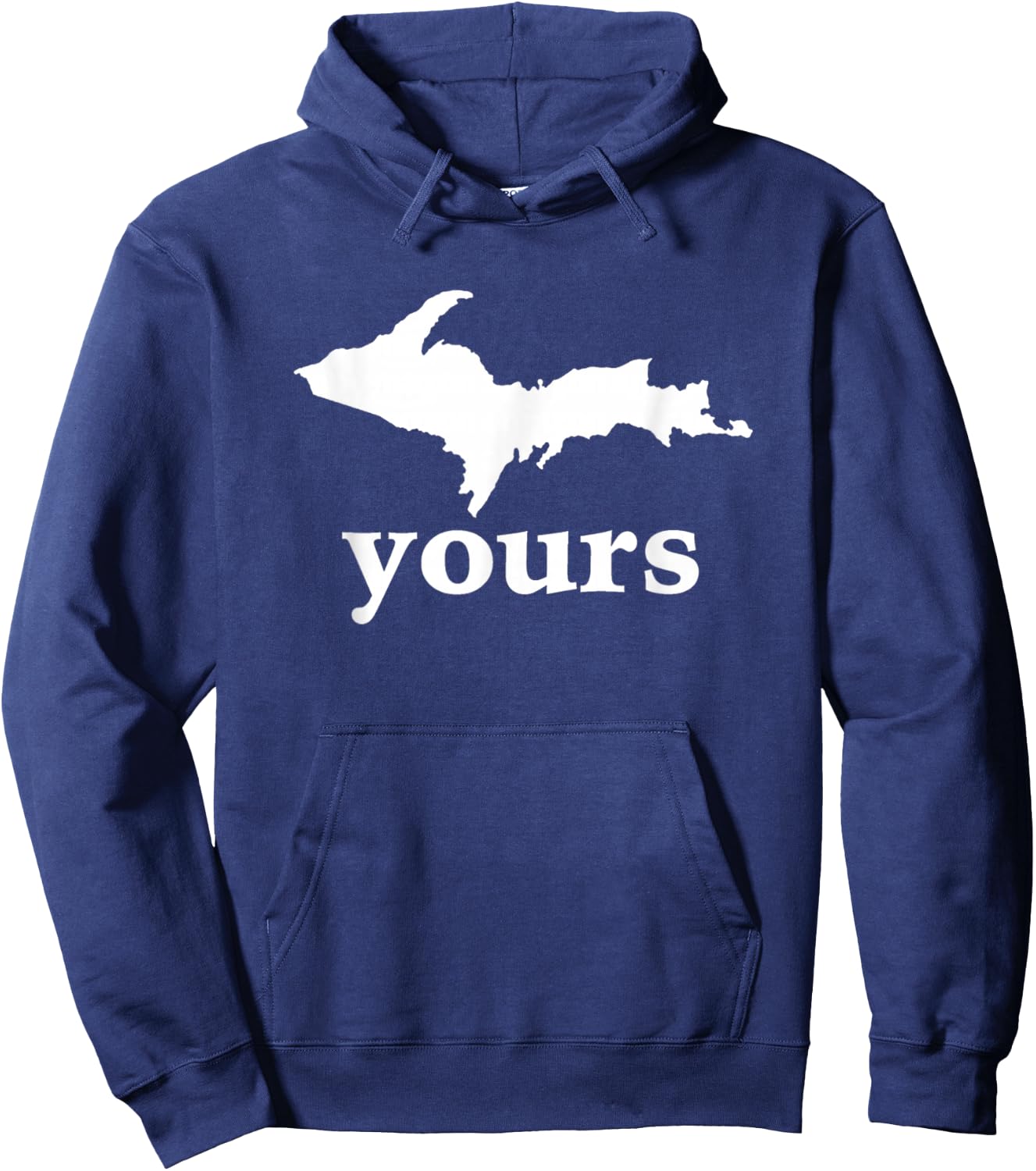 Up Yours Michigan Funny Hoodie - Hoodie | Navy