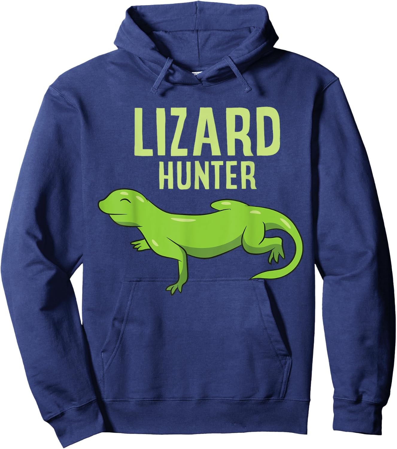Funny Lizard Catcher Lizard Hunter Hoodie - Hoodie | Navy