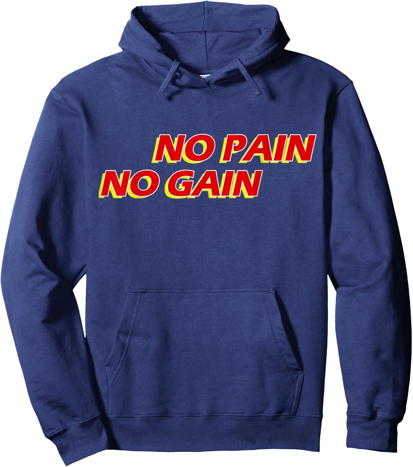 No Pain No Gain Hoodie - Hoodie | Navy