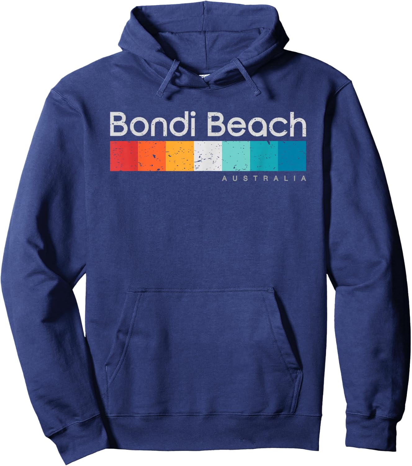 Bondi Beach Australia Retro Design Hoodie - Hoodie | Navy