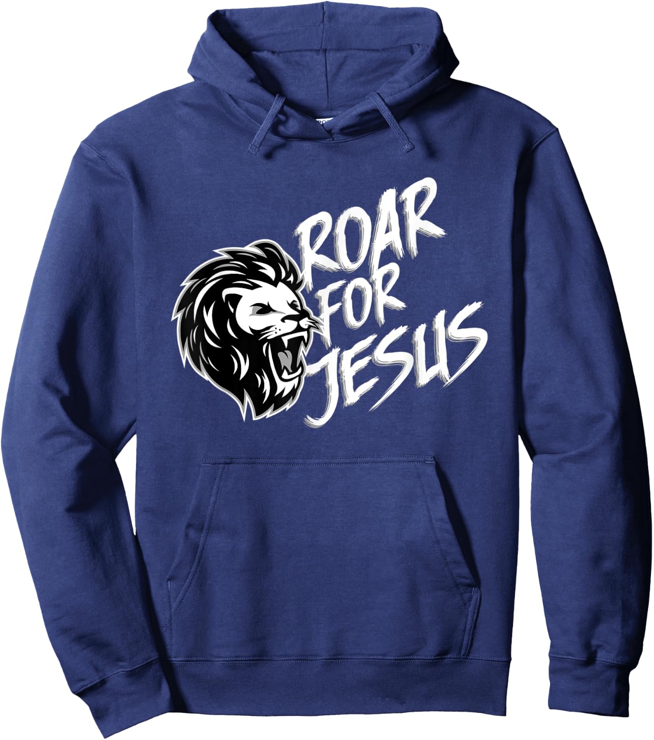 Roar For Jesus Funny Lion VBS Christian Gift Men Women Kids Hoodie - Hoodie | Navy