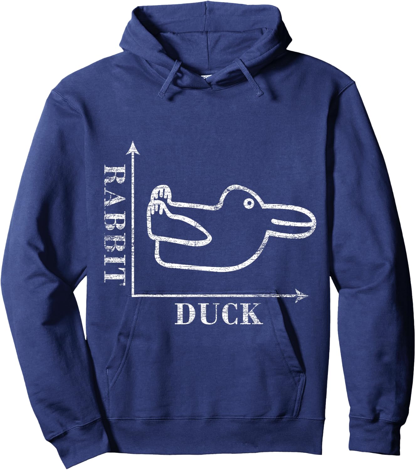 Funny Gift Animal Lovers Rabbit Hoodie - Hoodie | Navy
