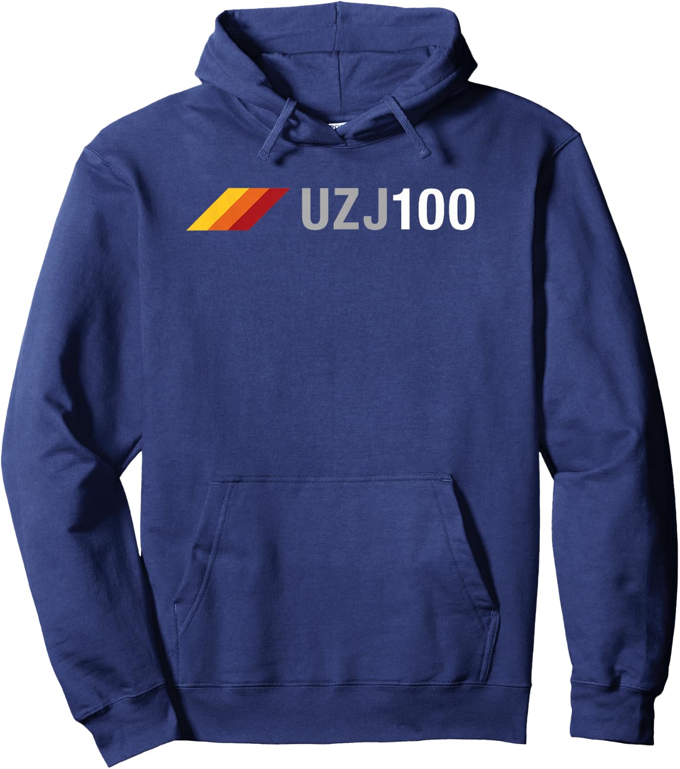 UZJ100 Overland SUV 3 Stripes Vintage Racing 100 Series Hoodie - Hoodie | Navy