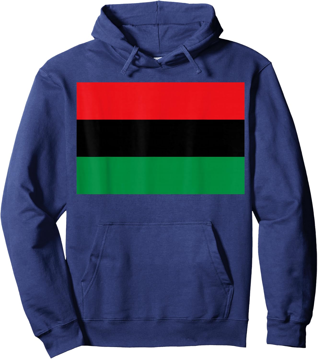 Pan African UNIA Flag Map Continent Black History Month Gift Hoodie - Hoodie | Navy