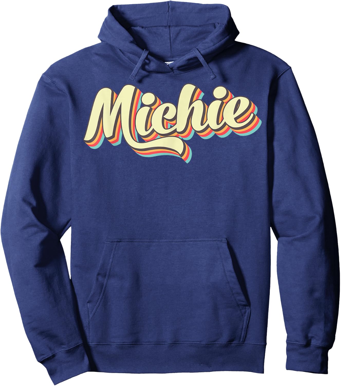 Michie Tennessee Retro Art Vintage Hoodie - Hoodie | Navy