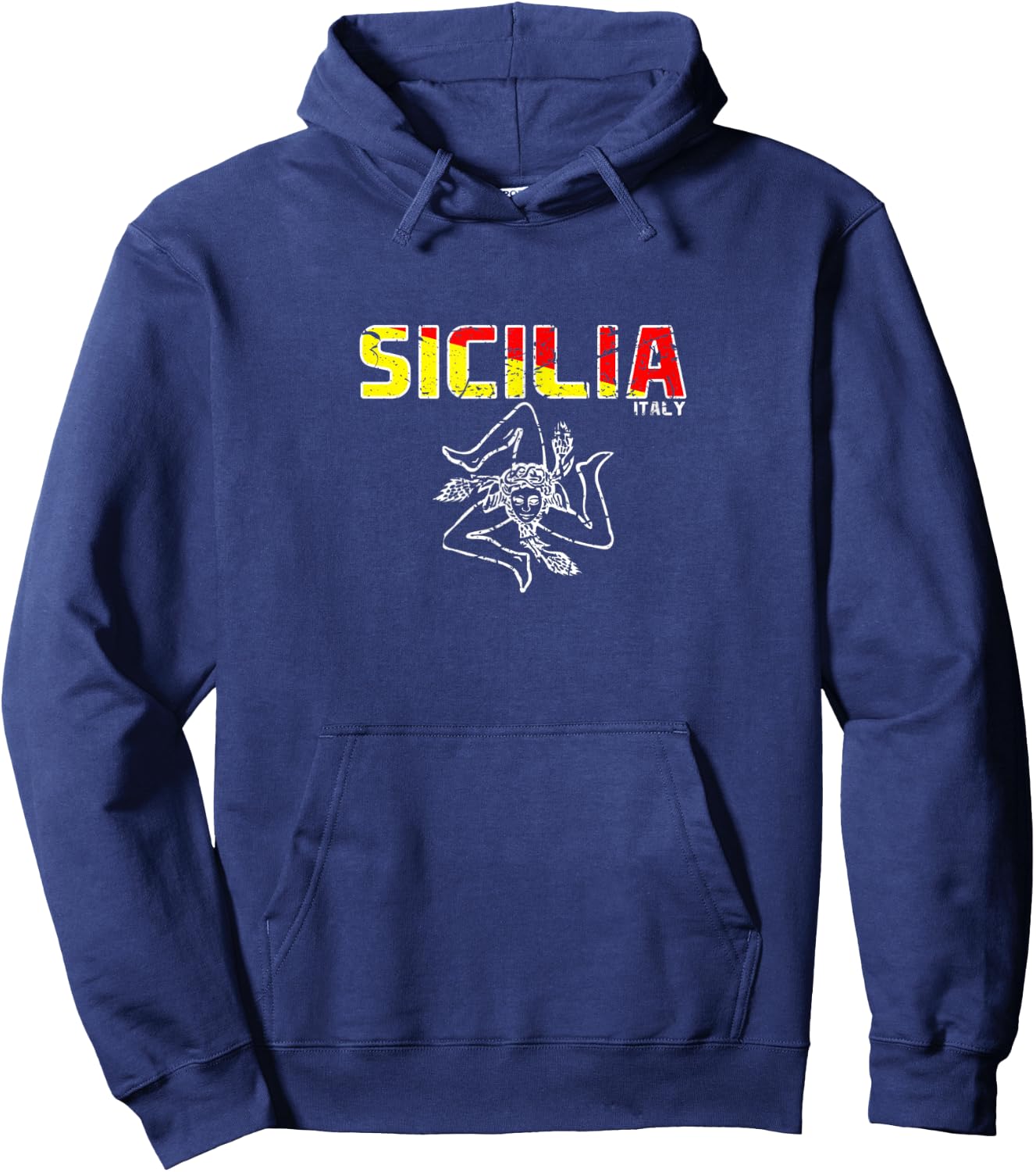 Sicilia Sicilian Sicily Italy Italian Hoodie - Hoodie | Navy