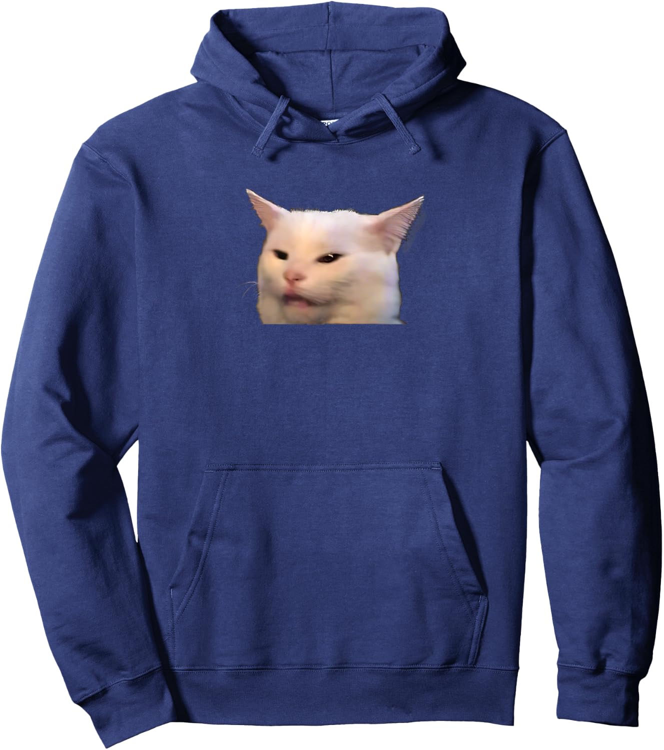 Woman yelling at table dinner cat meme dank Hoodie - Hoodie | Navy