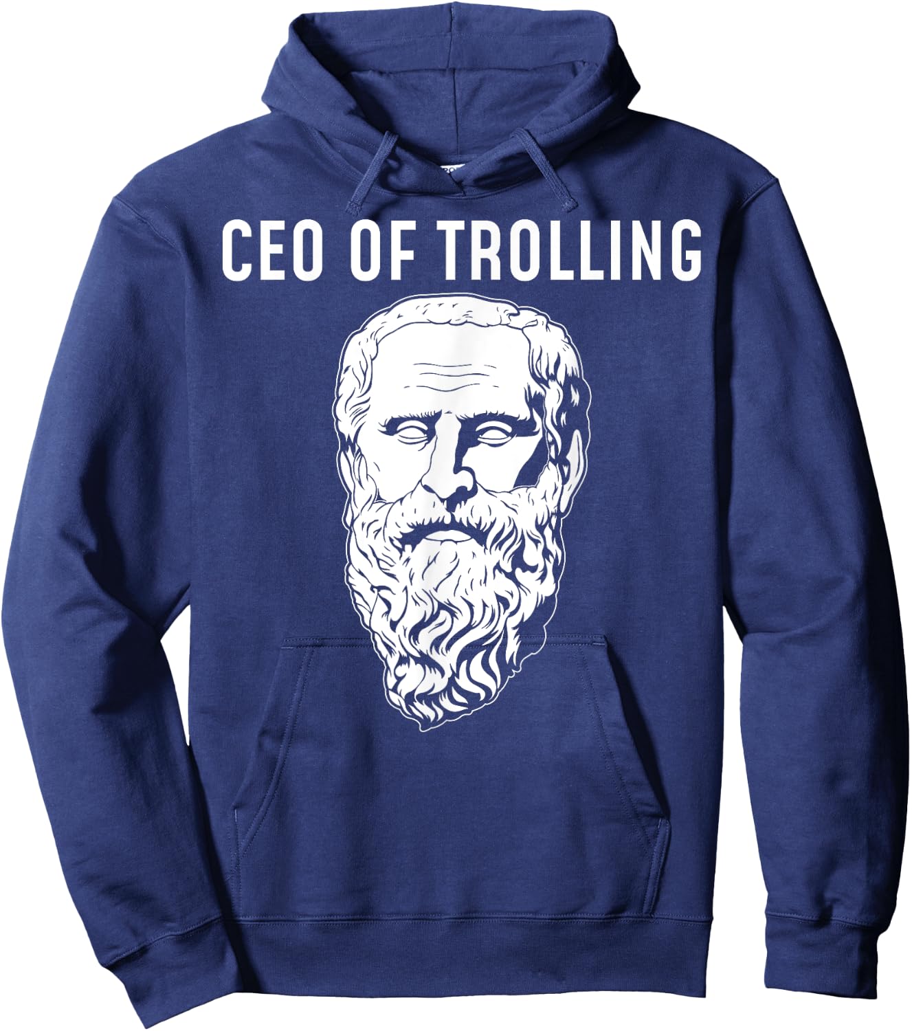 CEO Of Trolling Funny Philosopher Diogenes Hoodie - Hoodie | Navy