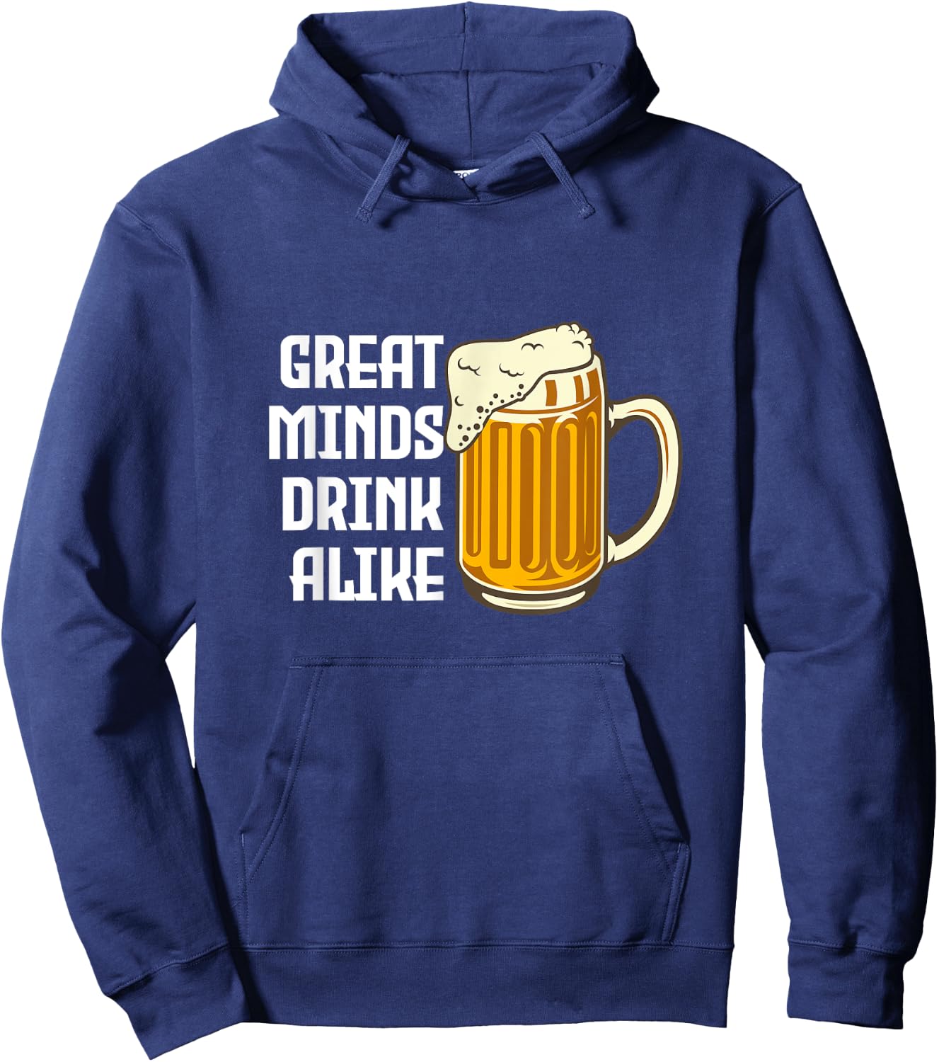 Big Heads Thinkers Drinking Drinkers Drinking Alcohol Gift Hoodie - Hoodie | Navy