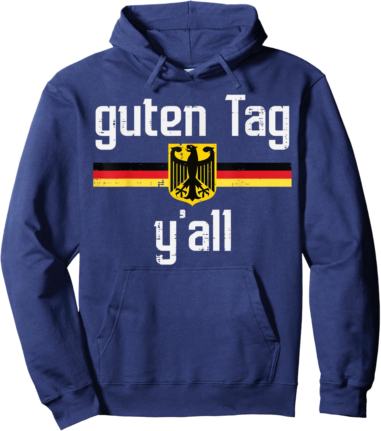 Guten Tag Yall German Flag Eagle Oktoberfest Men Women Kids Hoodie - Hoodie | Navy