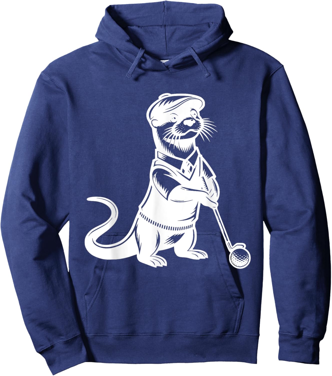 Otter Golf Funny Golfer Golfing Sports Hoodie - Hoodie | Navy