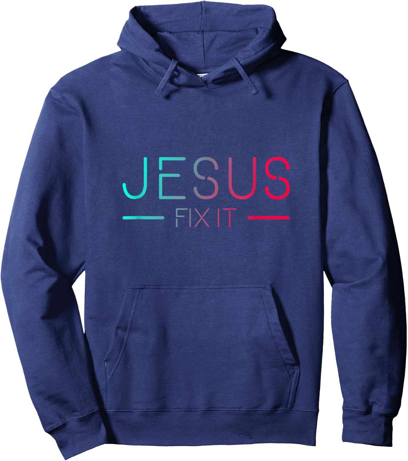 Christian - Jesus Fix It Faith Filled Hoodie - Hoodie | Navy