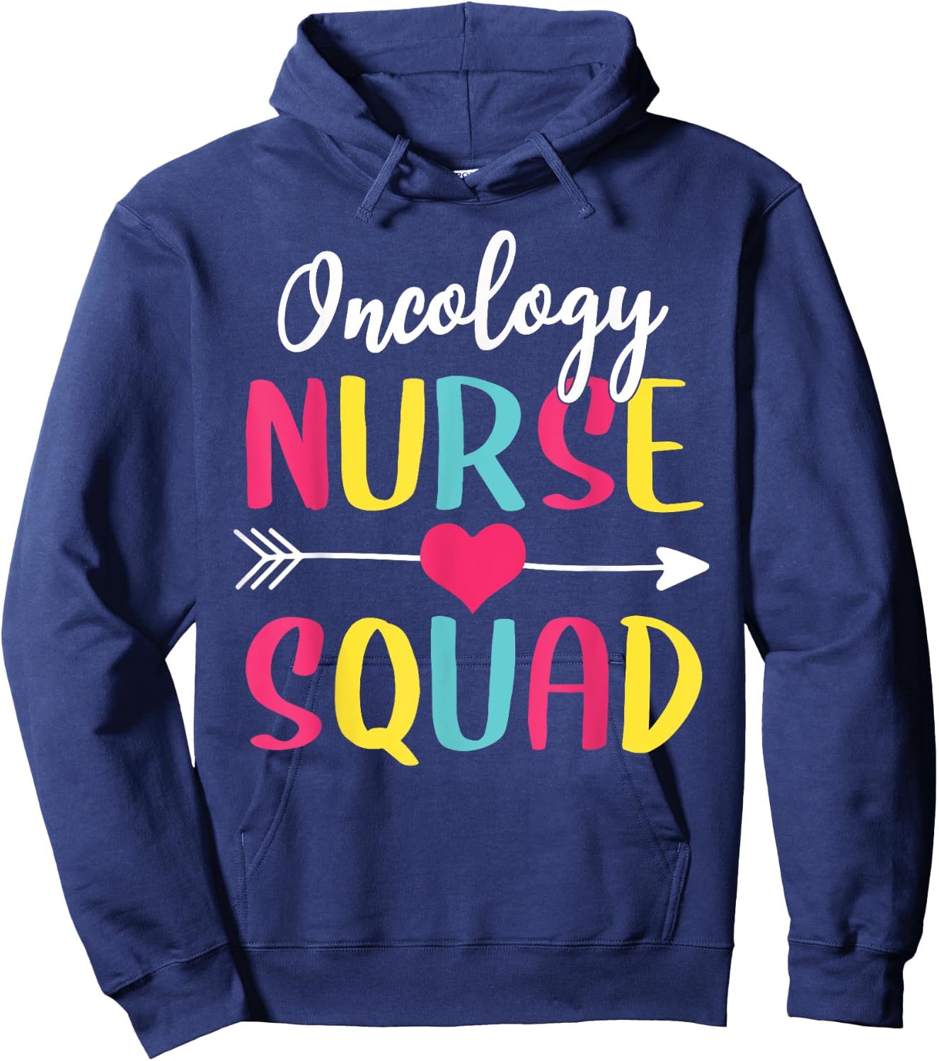 Oncology Nurse Squad Cute Funny Nurses Hoodie - Hoodie | Navy
